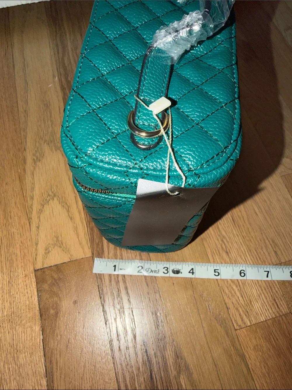 TOP HANDLE CROSSBODY GOLD CHAIN Vanity BAG NWT